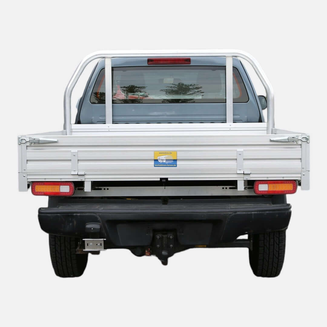 Flatbed UTE Tray Silver including side walls & cabin protection